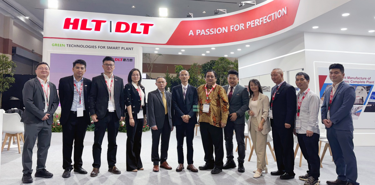 New Quality Productivity | HLT｜DLT Grandly Shows Up at 2024 Indonesia Jakarta Ceramic Industry Exhibition