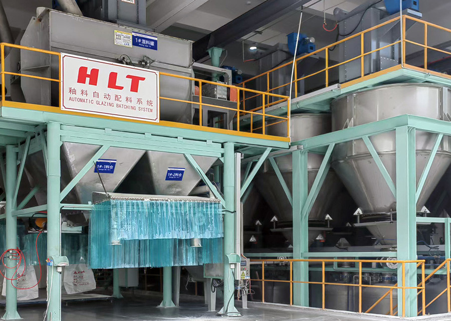 Automatic Glaze Batching System